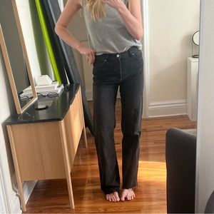 Mango Nora jeans - wide leg size 2